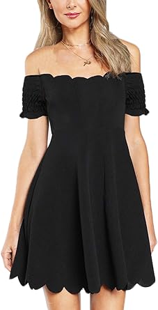 off shoulder midi dress formal