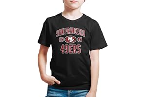 Hybrid Sports NFL - Established - Officially Licensed Kids Short Sleeve Fan Tee for Boys and Girls