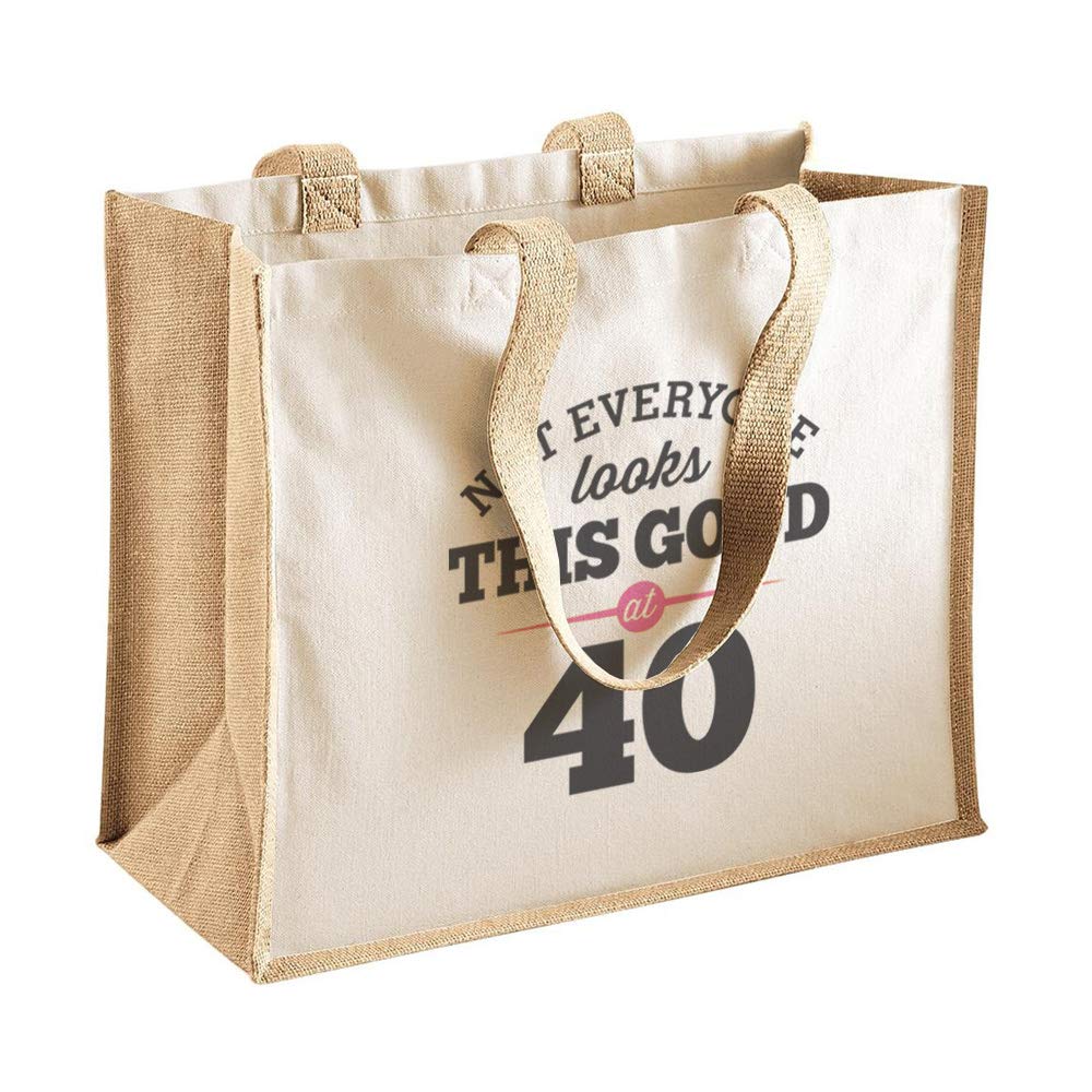 40th Birthday Keepsake Funny Gift for Women - Ladies Tote Bag Present Idea