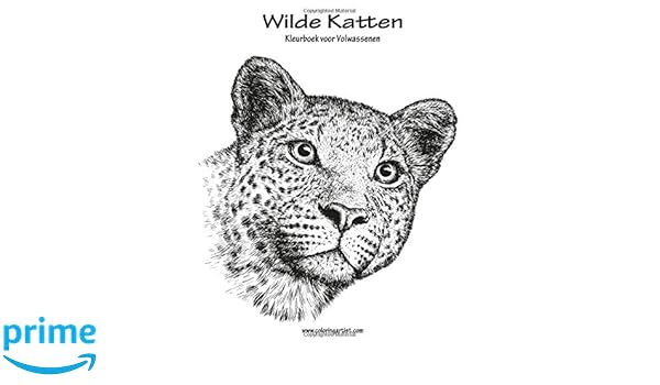 Amazoncom Wilde Katten Kleurboek Voor Volwassenen 1 Volume 1