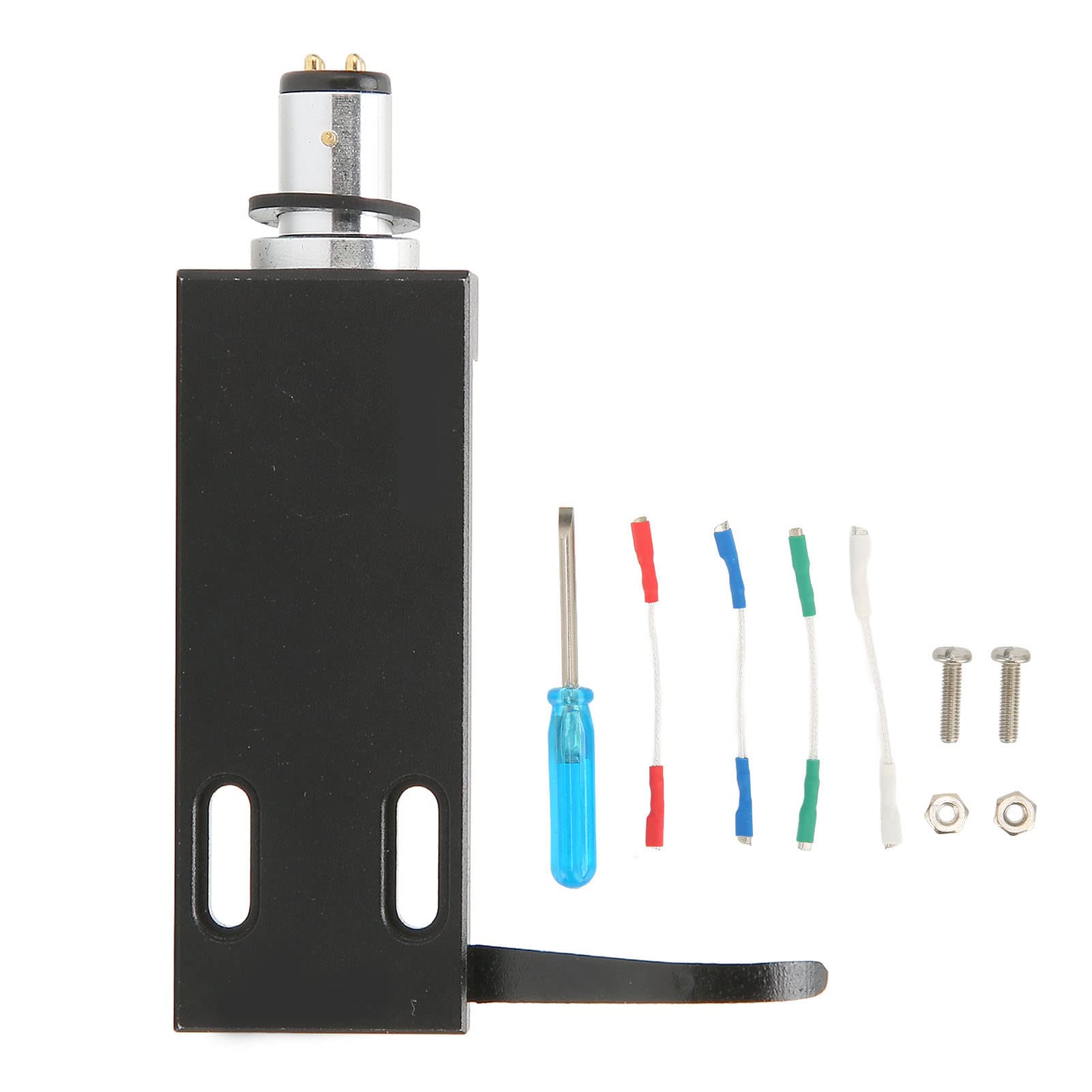 ciciglow Cartridge Headshell, Aluminium Alloy Aluminum Alloy Phono Headshell Kit Professional DJ Audio Equipment and Accessories Phonograph Turntable Headshell for Most Types of Phonographs