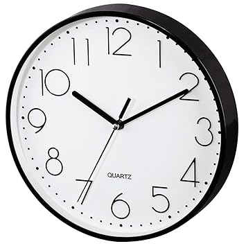 Hama Wanduhr 'PG-220' ohne Tickgeräusche, Schwarz