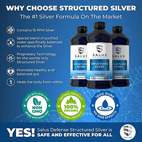 Salus Defense Structured Silver Liquid — Daily Immune Support