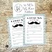 50 Fill in Mustache Baby Shower Invitations, Little Man Baby Shower Invitations Chevron, Little Boy Baby Shower Invites, Baby Boy Shower Invitations, Neutral, Mustache Party Invitations