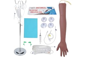 THE APPRENTICE DOCTOR Venipuncture, IV, & Phlebotomy Practice Kit. Online Venipuncture Course Included. Practice on a Simulation Arm Before Working on Real People.