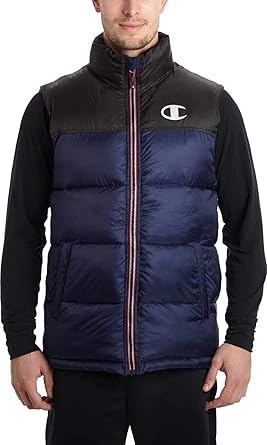 champion men's puffer vest