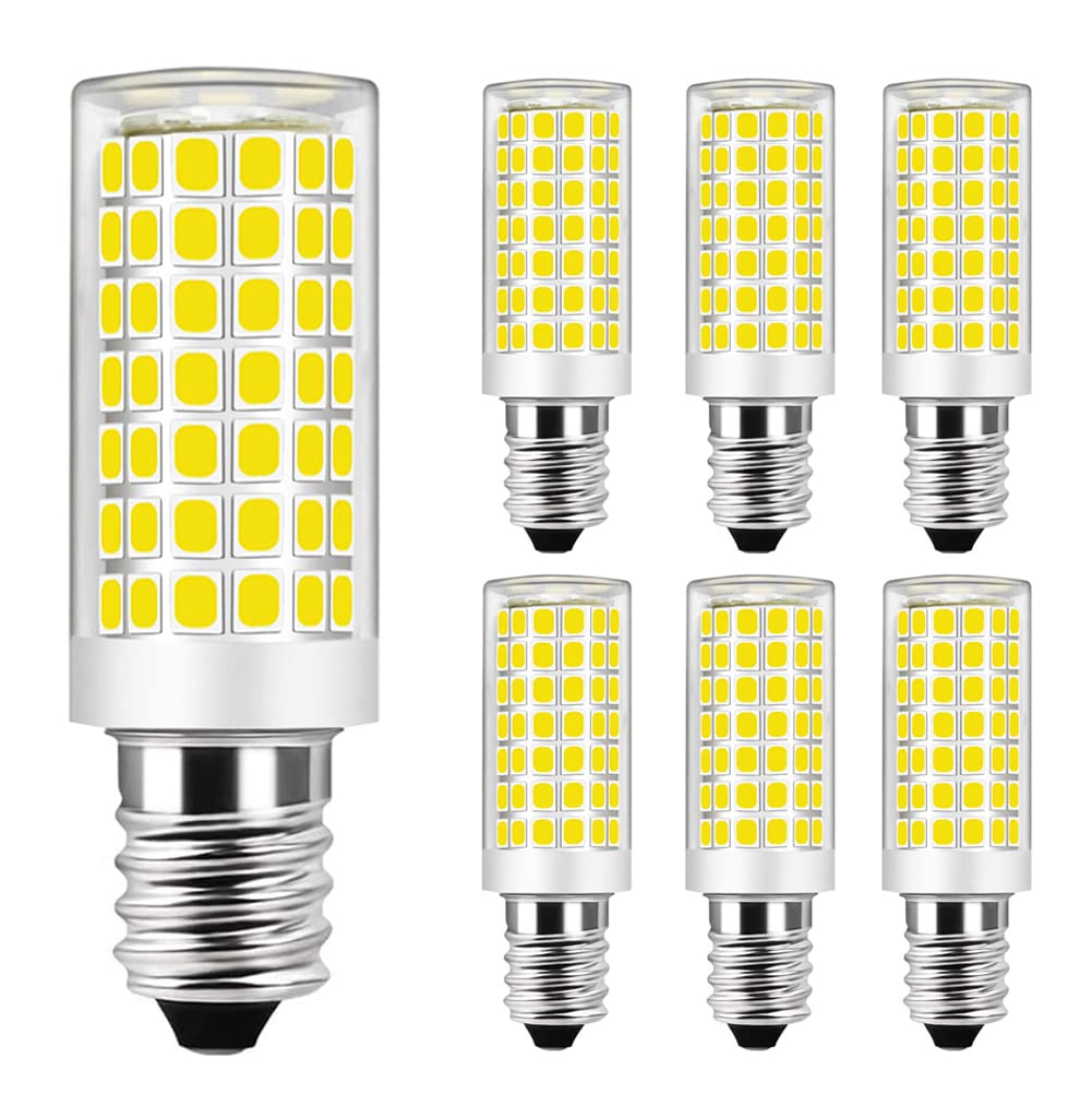 MENTA E14 LED 9W Light Bulbs, Cool White 6000K, 9W Equivalent 75W Halogen, 750lm, 9W E14 Energy Saver Bulbs, Not Dimmable, AC 220-240V, 6 Pack