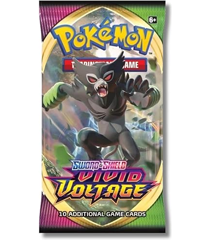 Amazon.com: Pokemon Sword & Shield Vivid Voltage Booster Pack