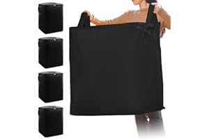 Benustra 240L Extra Large Storage Bag,4 Pack Heavy Duty Moving Bags with Zippers & Strong Handles,Waterproof Storage Tote Bag