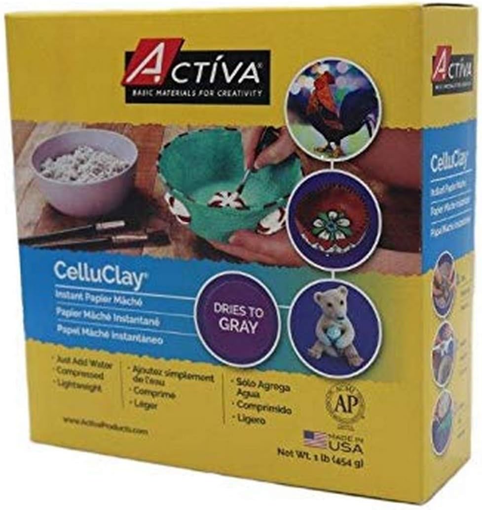 Activa Celluclay Instant Papier Mache, 1Pound, Gray Amazon.ca Home