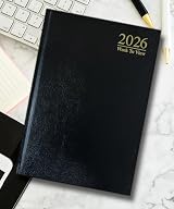 PaulStore 2026 Page A Day Diary A4 A5 A6 Hard Backed Week to View view 8