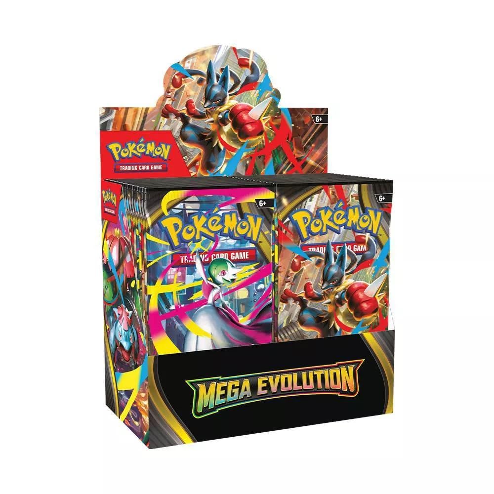 Photo 1 of Pokémon Trading Card Game: Mega Evolution Booster Display