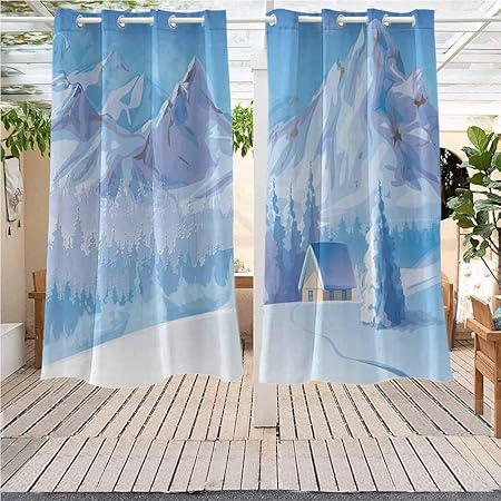 Amazon Com Outdoor Curtain Rod Outdoor Curtain For Patio