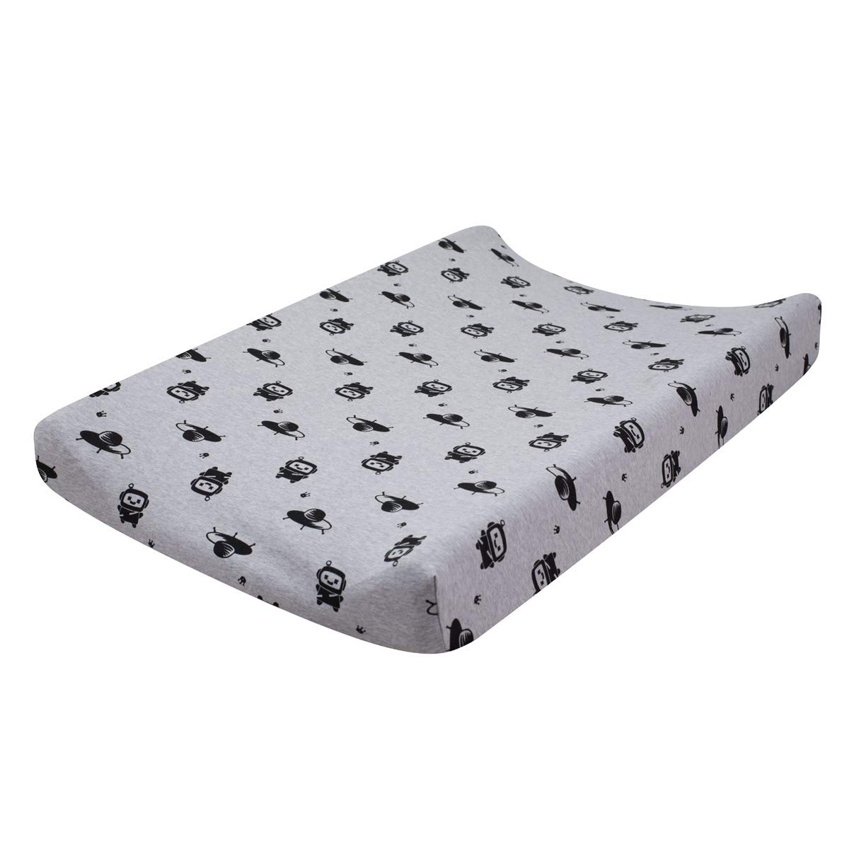 JYOKO Kids Sheet for Baby Changing (Space Robot, 70 X 50 CM)