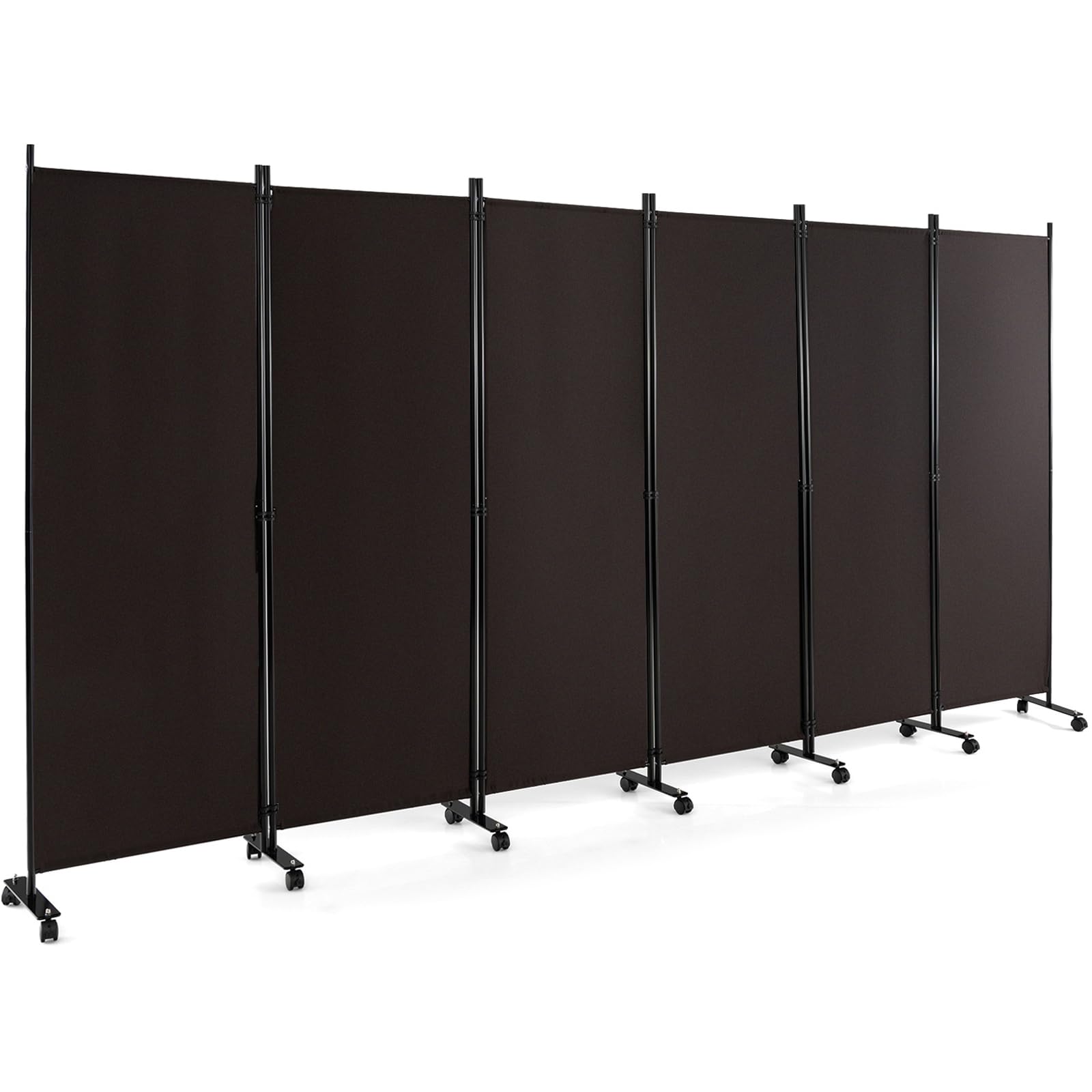 Giantex 6 Panel Room Divider, 132''W x 68''H Large