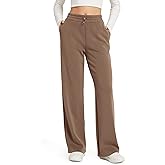 ODODOS Women's Modal Soft Wide Leg Pants with Pockets Adjustable Shockcord High Waist Casual Lounge Pants-27/29/31" Inseam
