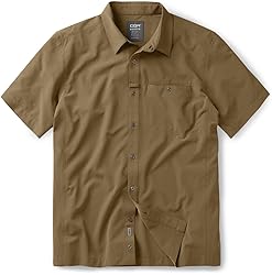 CQR Men's Short Sleeve Tactical Shirts, UPF