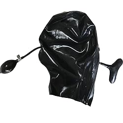 MFMYEE SM Latex Gag Inflatable Latex Plug,BDSM