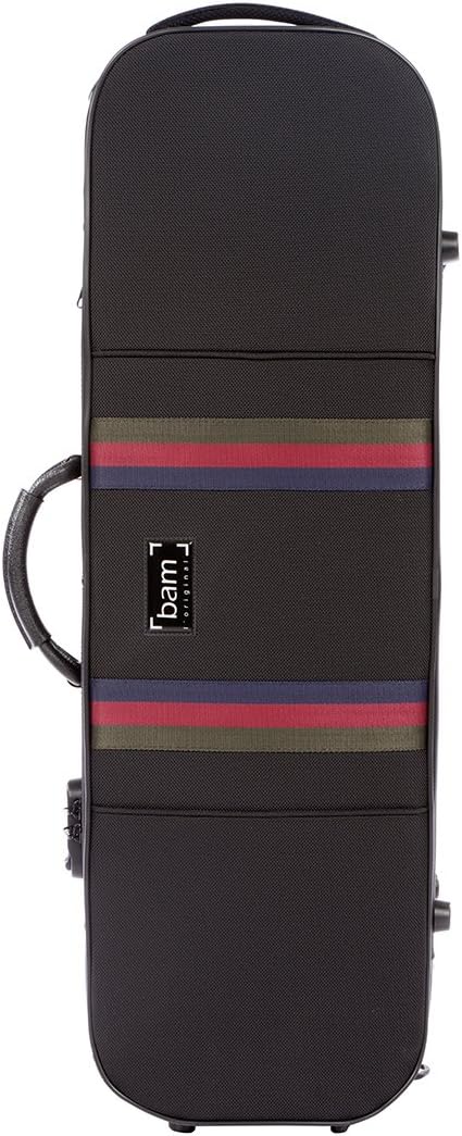 Bam Stylus - Saint Germain - 4/4 Violin Case with Black Exterior and Black Interior