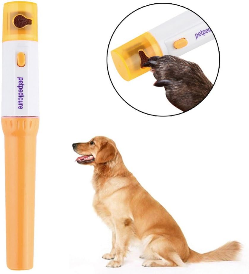 IPDShop Electric Painless Pet Nail Clipper Dogs Cats Paw Trimmer Cut Grooming