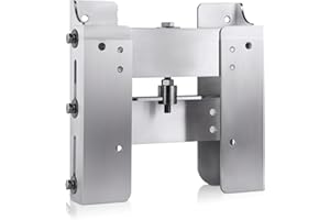 MGXHSHIX Upgrade 4" Jack Plate, Manual Jack Plate, Adjustable Boat Transom Set Back Jack Plate for Outboard Motor