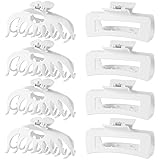 LuSeren Hair Clip, 8pcs 4.3 Inch Large Matte Banana