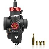 NIBBI PE30mm Carburetor 250cc Replacement High Performance with Carb Jets, Fit 250cc-300cc YAMAHA KAWASAKI SUZUKI Apollo SSR TTR KYMCO SYM TAOTAO ATV Dirt Bike Pit Bike GY6 Motorcycle Scooter Hawk250