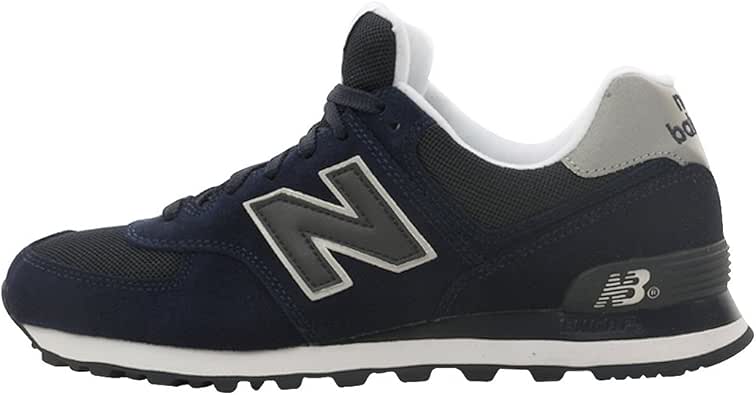 Amazon.com | New Balance 574 Mens M574ISS 8.5 Wide Navy/Silver | Shoes