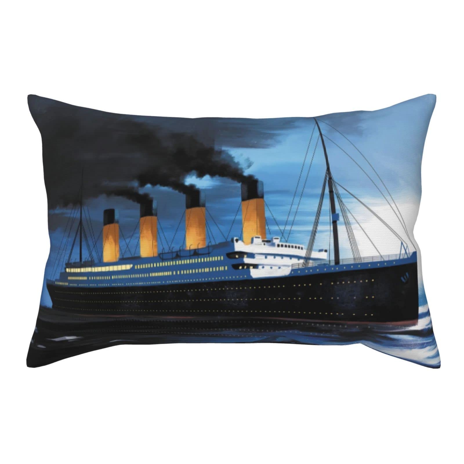 Photo 1 of 1 Pack Pillow Covers Super Soft Pillow Cases Rectangle Decorative Throw Pillowcase with Envelope Closure Wrinkle Fade and Stain Resistant 20x30