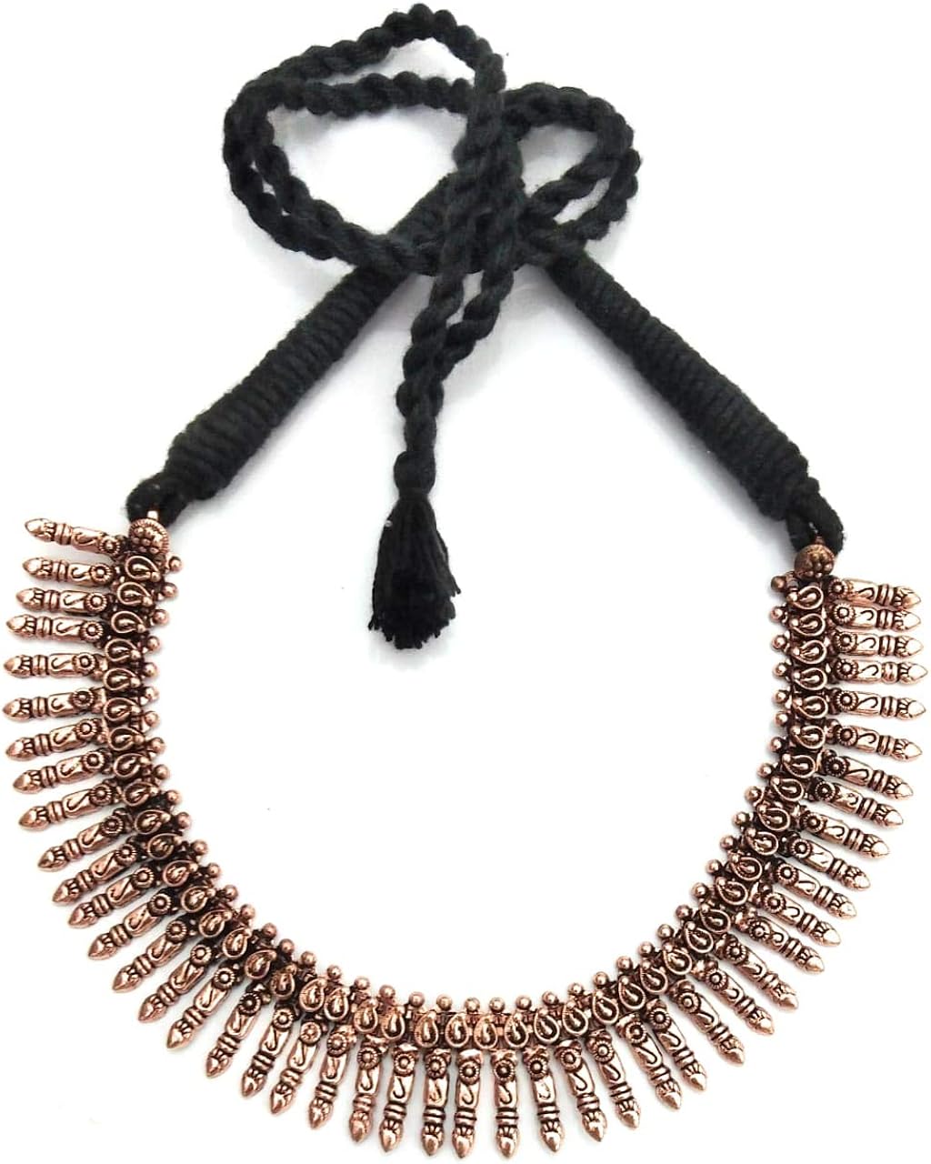 Indian Jewellery Copper oxidised Finish Copper Plated Black