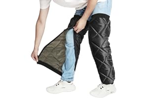 Ibluelover Warm Motorcycle Knee Pads Windproof Waterproof Leg Sleeves Warmers Winter Thermal Knee Braces for Skiing Cycling