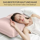 ZIMASILK 100% Mulberry Silk Pillowcase 19 Momme 80x80cm Pink view 3