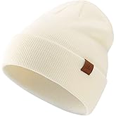 Home Prefer Mens Winter Hats Acrylic Knit Cuff Beanie Cap Warm Womens Beanie Hat