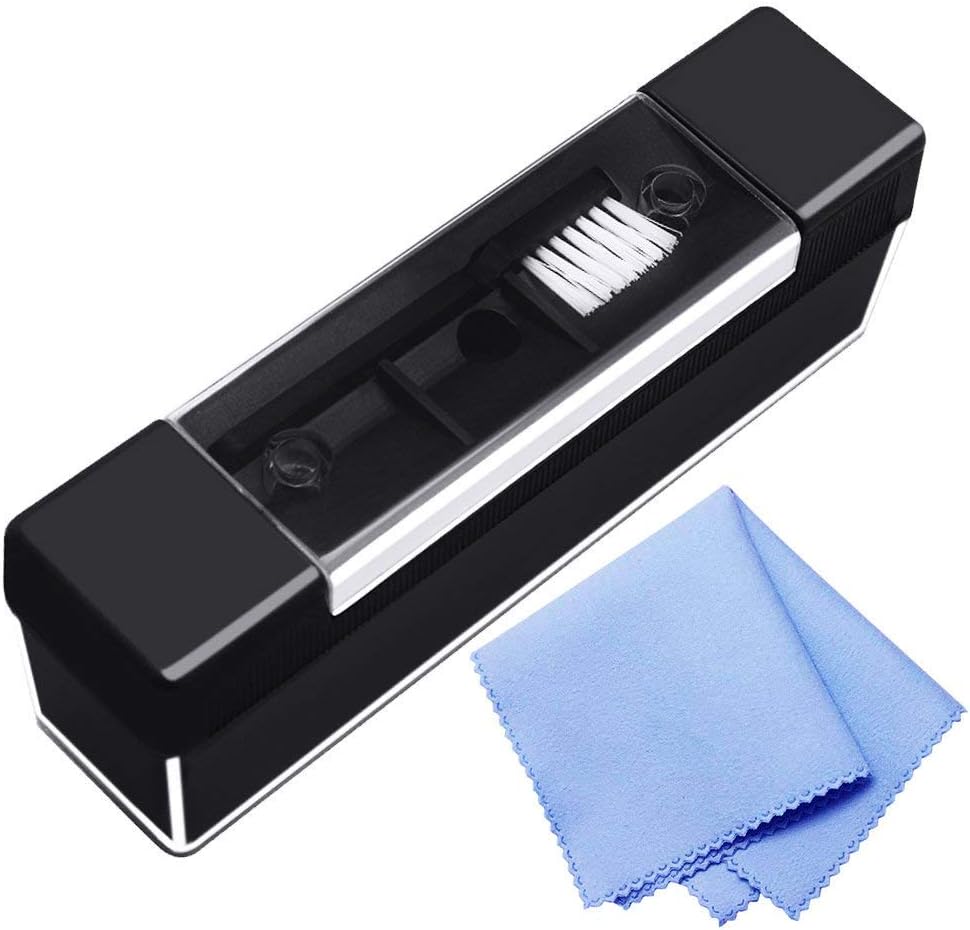Vinyl Record Cleaner Kit, Velvet Anti Static Cleaning Brush, Stylus Brush with Record Cleaning