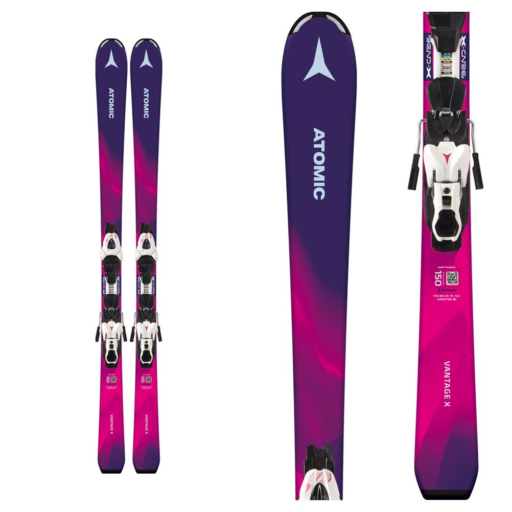  Atomic Vantage Girl X 5 Kids Skis With C5