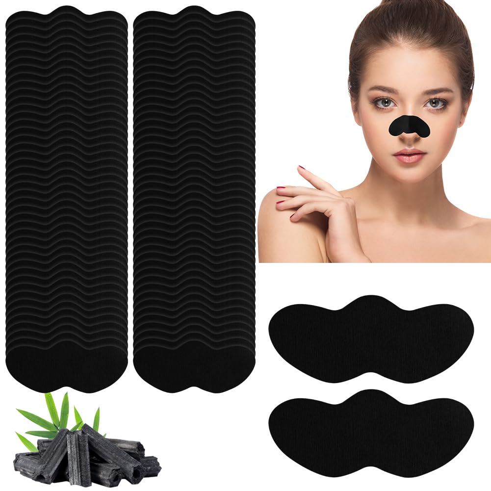 ACWOO Nose Strips, 90Pcs Pore Strips for Blackheads, Deep Cleansing Blackhead Remover Pore Strips, Nose Blackhead Remover Strips for Draws Out Dirt & Excess Oil, Unclogs Pores