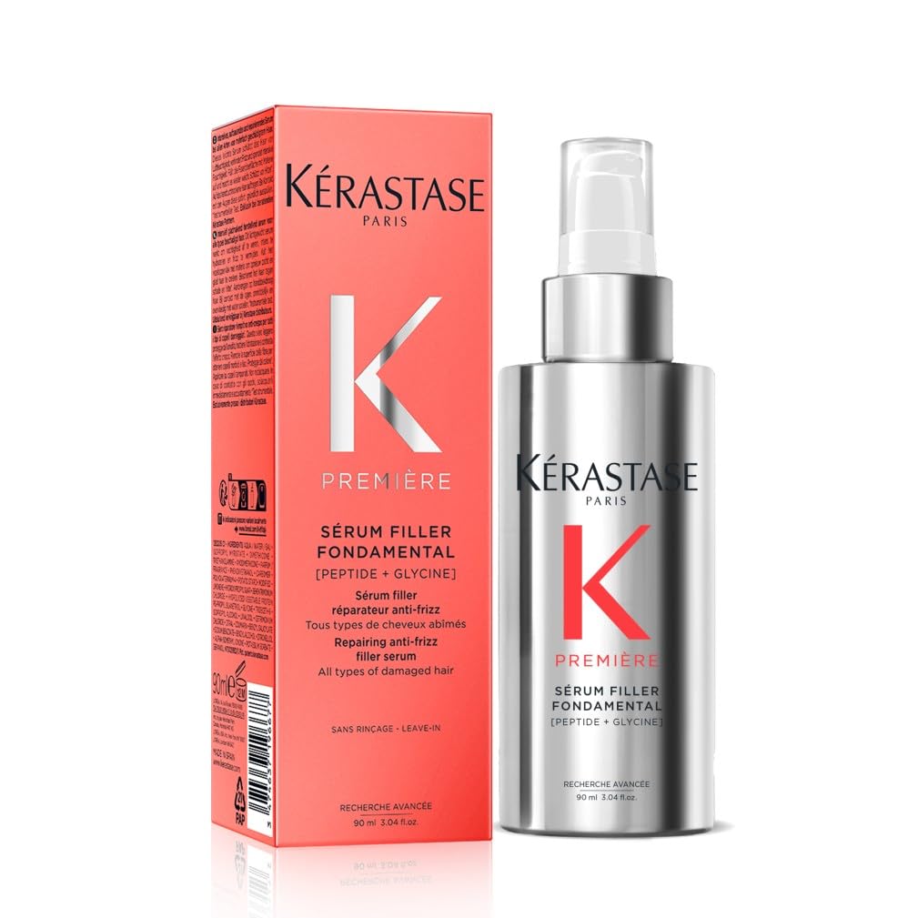 Kérastase Première Anti-Frizz Filler Heat Protecting Hair Serum for Damaged Hair with Peptides 90ml [STEP 4- PROTECT & REPAIR]