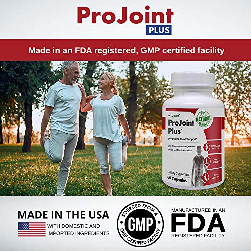 ProJoint Plus Natural Joint Support with Glucosamine, Boswellia