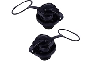 VOSAREA 2 PCS PVC Inflatable Air Valve Replacement for Kayak Dinghy Rubber Boat Caps Kayak Part Air Plug for