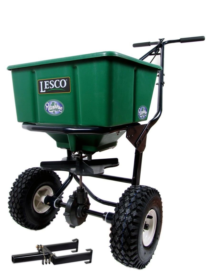 Amazon.com : Lesco 092807 Push Spreader with Lesco Spreader Caddy (Bundle,  2 Items) : Garden & Outdoor