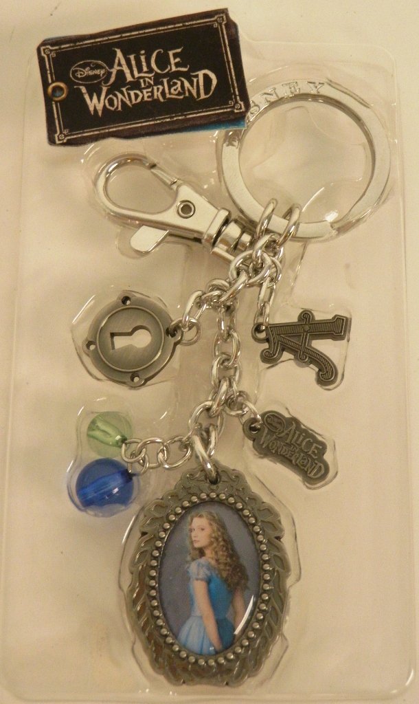 Disney Alice 2010 Pewter Ali Keyring