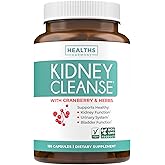 Chanca Piedra Kidney Cleanse Detox & Repair - Herbal Liver & Kidney Support Supplement with Cranberry Astragalus & More for Cleansing Protective Support - Vegan Non-GMO & Lab Verified (4 Month Supply)