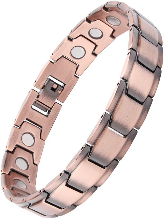 Copper Bracelet for Men, Strong Therapy Wristband for