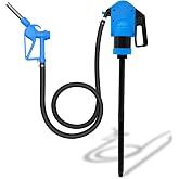 55 Gallon Plastic Hand Lever Drum Pump.Lever-operated Drum Pumps is 1 Pint Per Stroke.Portable Lever Action Drum Pump for High Viscosity Oils, Agricultural Chemicals with 2 Meters professional hose
