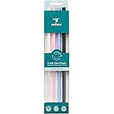 REDUCE Reusable Cold1 Flex Straws, Flip and Sip Silicone-Tritan Combo Replacement XL Straws, 4-Pack of BPA-Free, Dishwasher-Safe, Fits Most 24 oz to 50 oz Tumblers and Travel Mugs, Assorted Colors