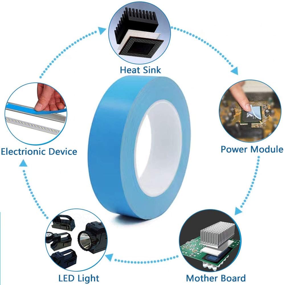 Modules 20 mm x 25M x 0.2mm Double Side Adhesive Thermal Conductive