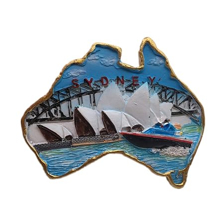 Weekinglo Souvenir Sydney Opera House Australia Imán de Nevera 3D ...
