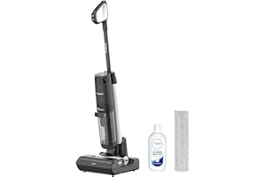 Tineco Floor ONE S7 FlashDry Wet Dry Vacuum Cleaner, Smart Cordless Vacuum, Long Runtime, Great for Sticky Messes, Self-Clean
