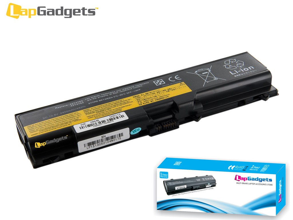 Lap Gadgets Laptop Battery for Lenovo ThinkPad Edge E420 6 Cell 4400 mah  PN: 42t4235, 42t4703, 42t4733, 42t4735 - Buy Lap Gadgets Laptop Battery for  Lenovo ...