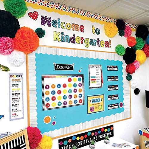 White Wood Bulletin Board Borders Scalloped for Classroom Decoration